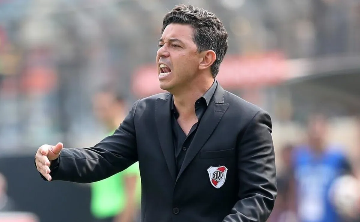 Marcelo Gallardo, conforme con el equipo pese a la derrota sobre el final.