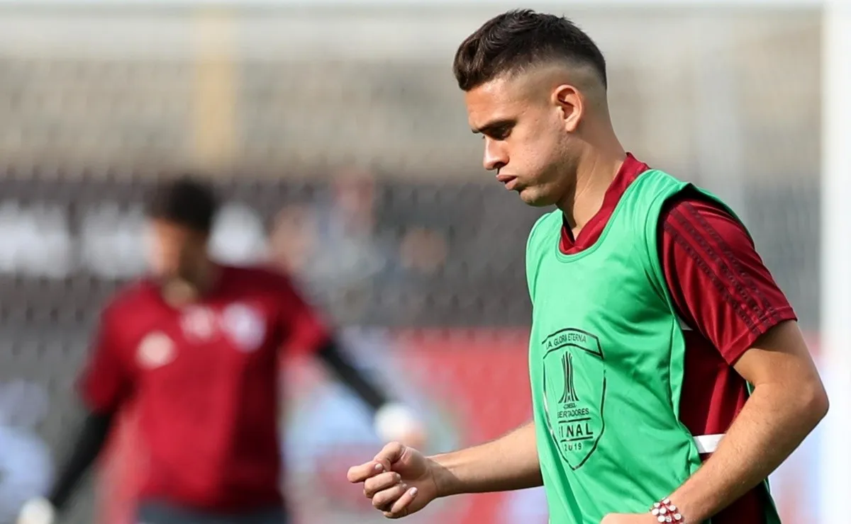 Borré está preparado para disputar la final de la Copa ante Flamengo.