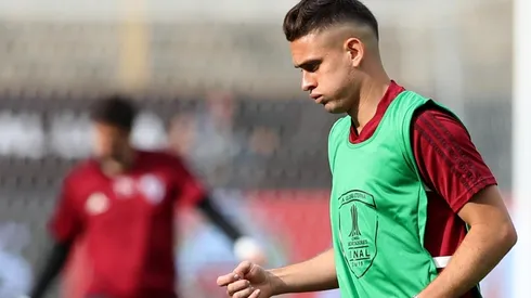 Borré está preparado para disputar la final de la Copa ante Flamengo.