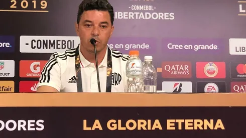 El Muñeco asume las responsabilidades de River para la final