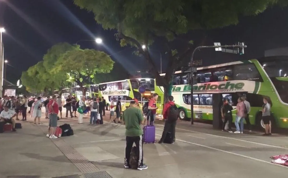 Los hinchas de River estarán más de dos días viajando.