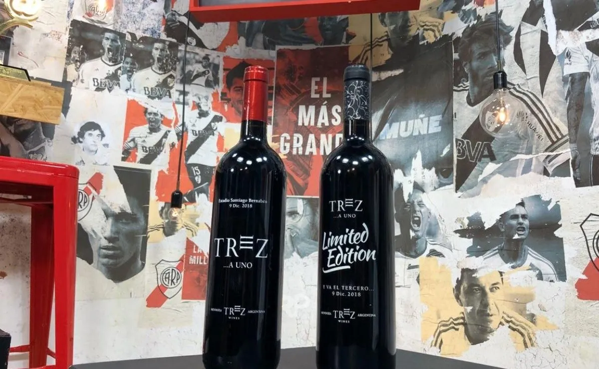 Trez a Uno, el mejor vino para el hincha de River.