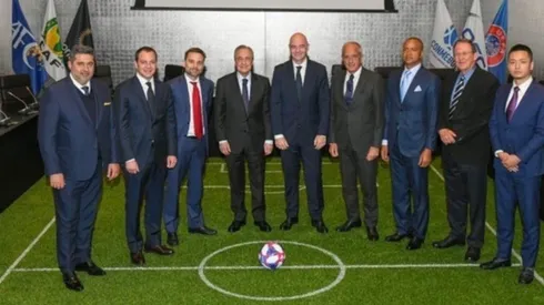 Rodolfo D'Onofrio y Daniel Angelici se volvieron a ver en Suiza.