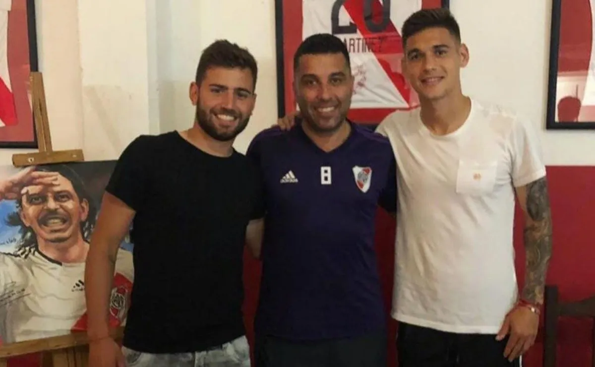 Lucas Martínez Quarta, en la pensión de River.
