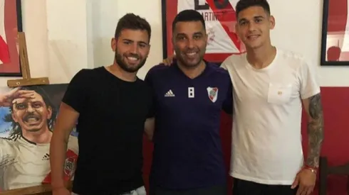 Lucas Martínez Quarta, en la pensión de River.