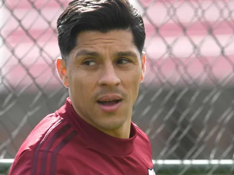 Enzo Pérez se entrenó con normalidad