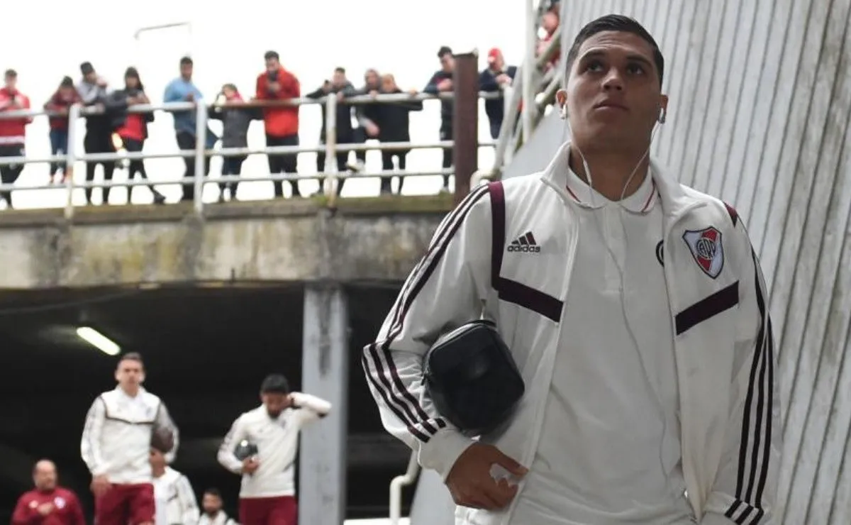 Juanfer intentará estar en forma para la final de la Copa ante Flamengo.