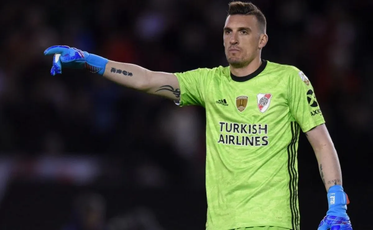 Franco Armani, el arquero titular de River.