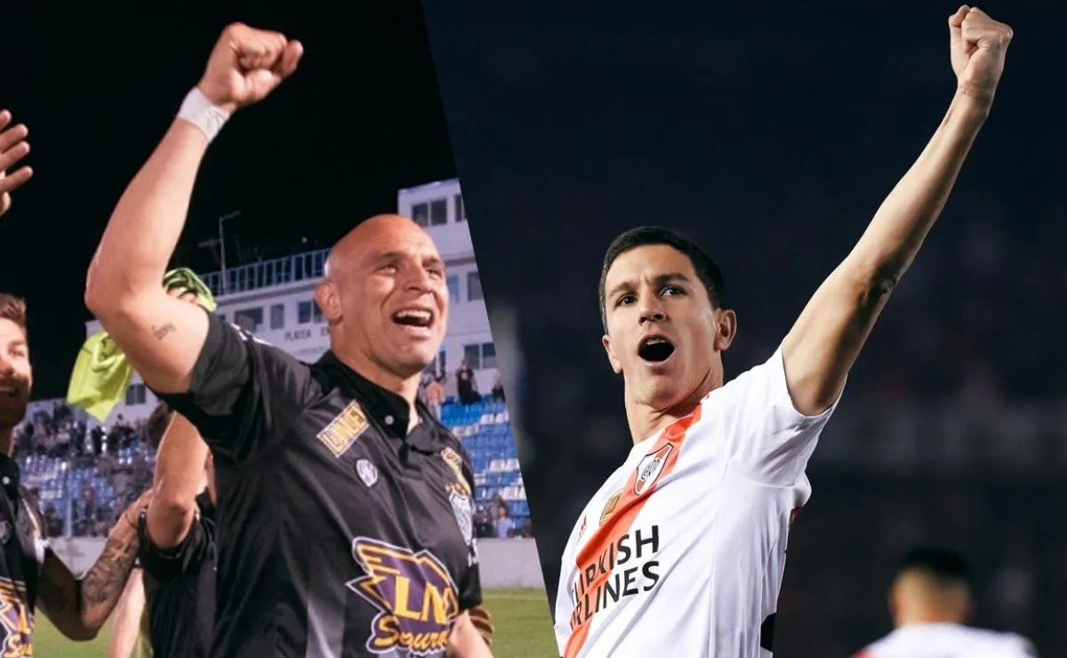 Figueroa y Nacho Fernández, las promesas de buen fútbol de Estudiantes y River.