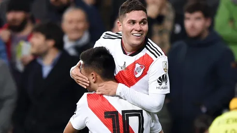 Juan Fernando Quintero lleva 50 partidos oficiales en River, con 11 goles y tres títulos. (FOTO: Getty)