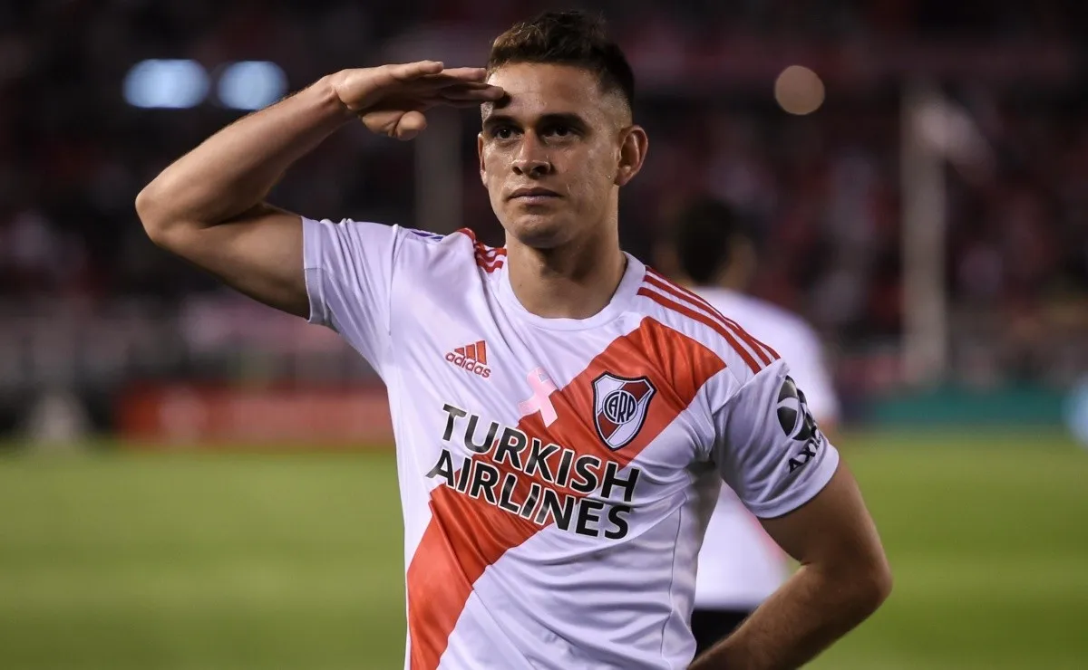 Rafael Borré tiene contrato con River hasta el 30 de junio de 2021. (FOTO: Getty)