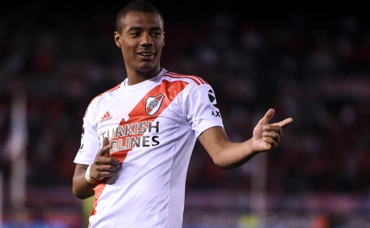 El uruguayo acumula 11 goles en 72 partidos oficiales en River