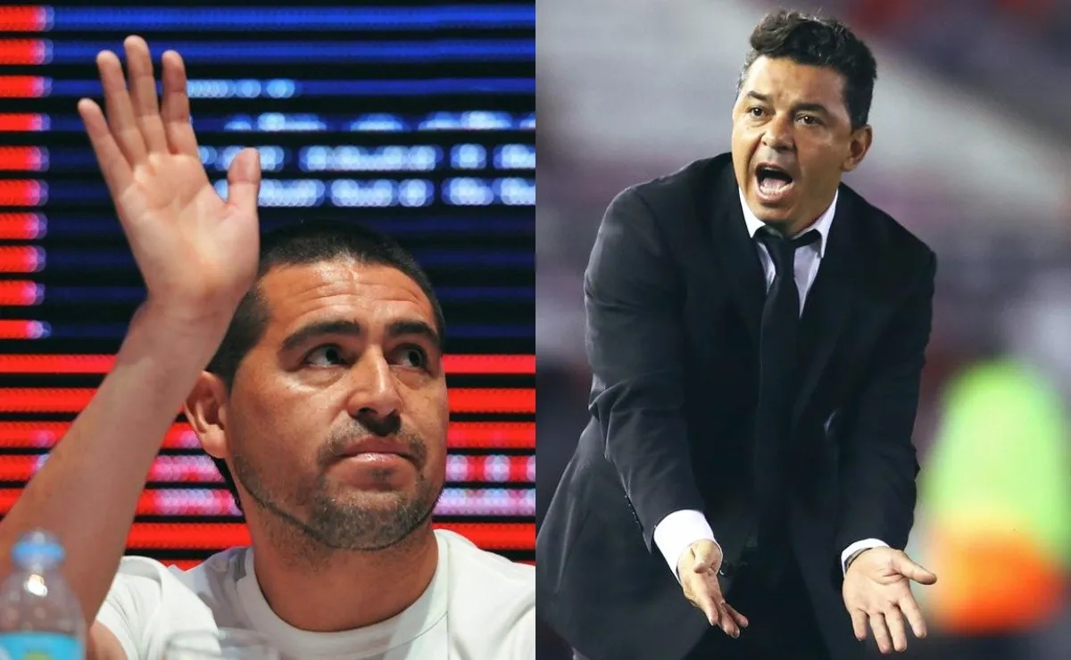El técnico de River no estuvo de acuerdo con lo que dijo el ídolo de Boca.