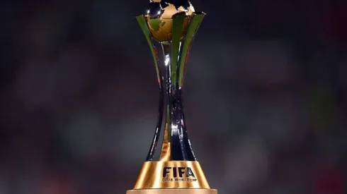 El trofeo del Mundial de Clubes.