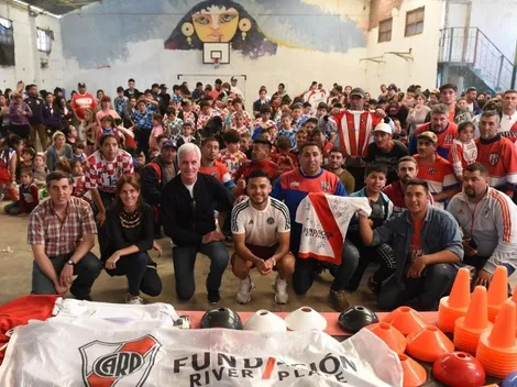 Evento solidario de la Fundación River en Mar del Plata