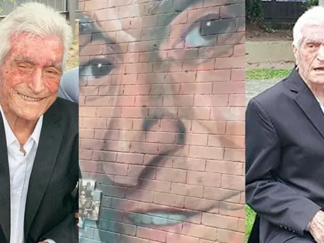 ¡Gran mural! Emocionante homenaje a Amadeo
