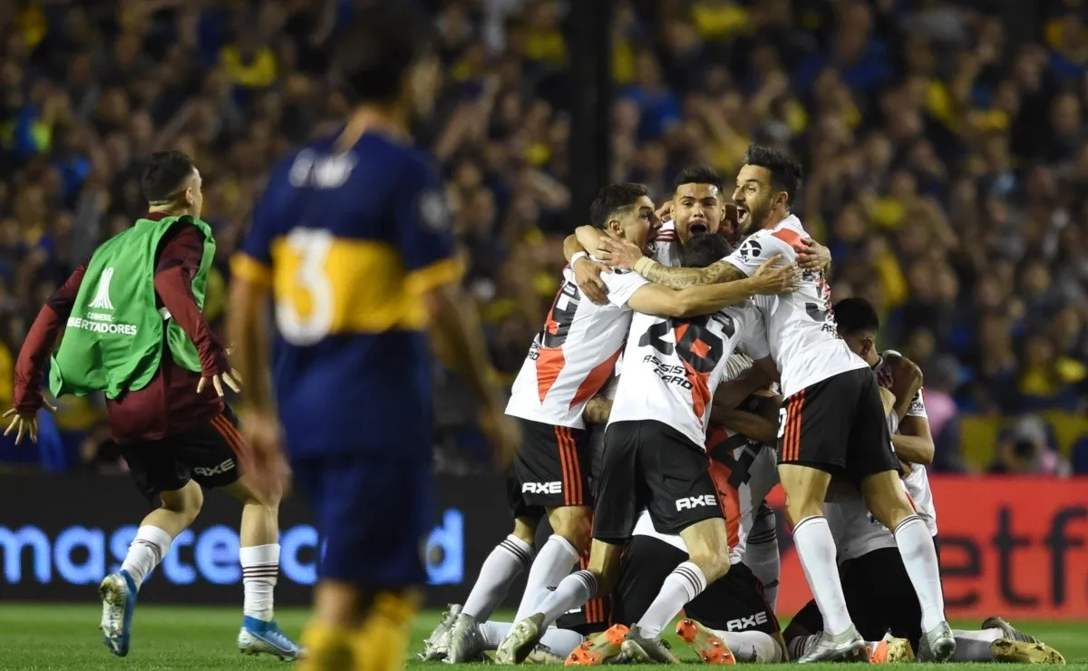River eliminó a Boca cinco veces seguidas.