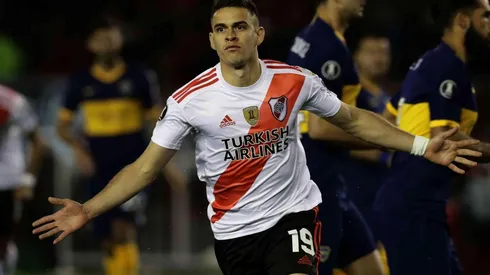 Borré, autor de un gol clave ante Boca.