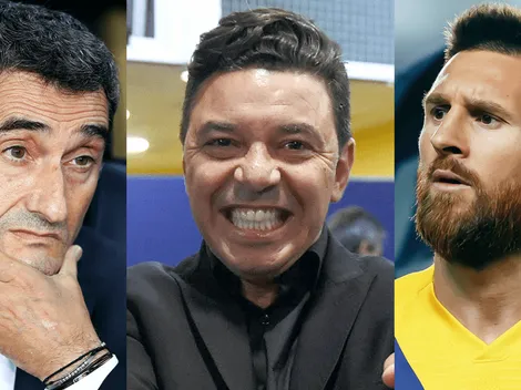 River y Gallardo, mano a mano con Barcelona y Valverde