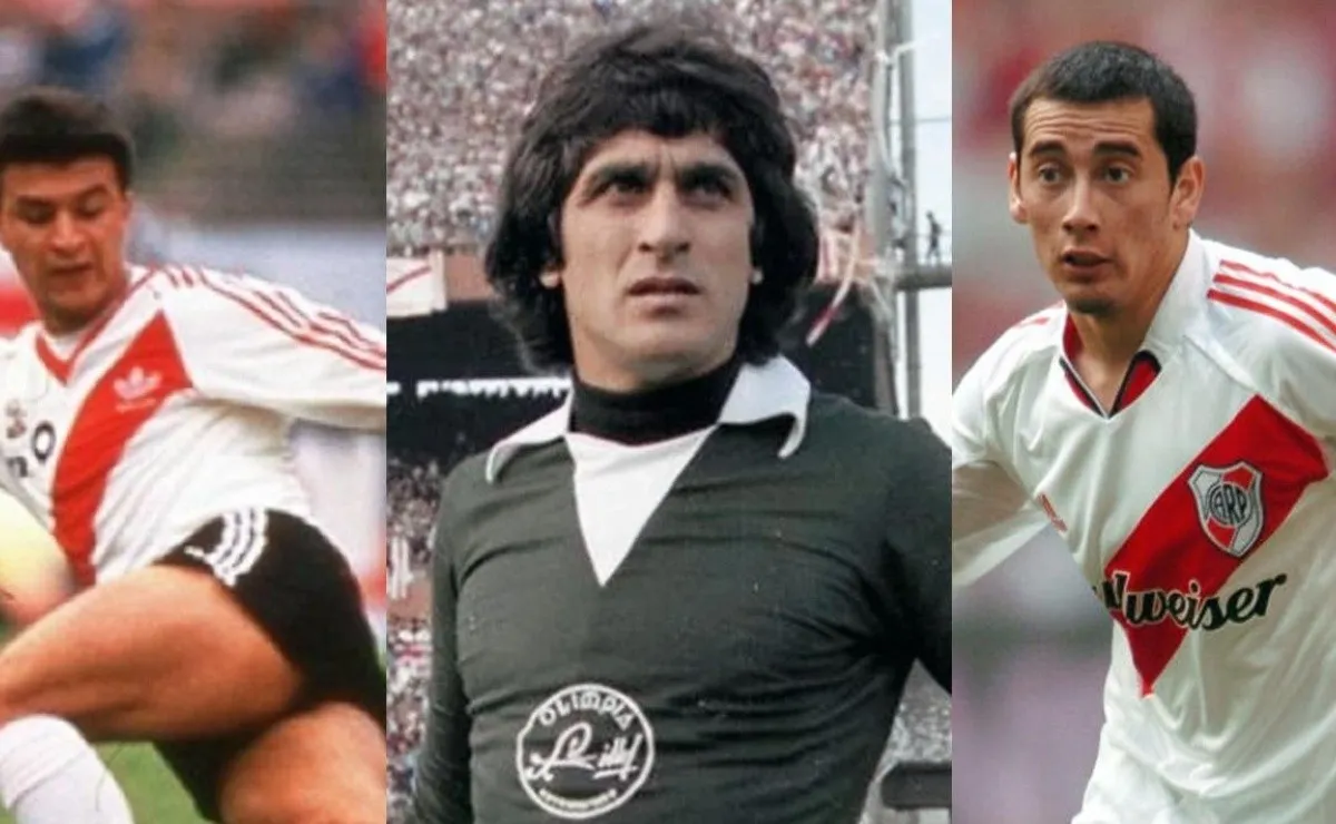 Borghi, Fillol y Sambueza, algunos de los que vistieron ambas camisetas.
