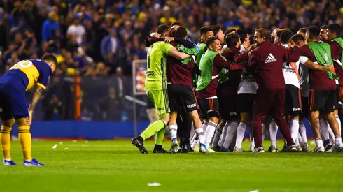Una vez más, River festejó en la cancha de Boca.
