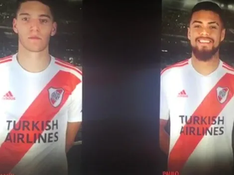Las nuevas láminas del plantel en el Monumental