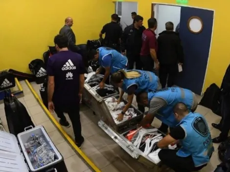 La Policía revisó la utilería de River