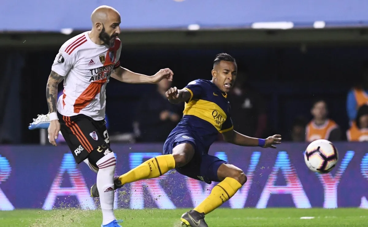 Javier llegó a su segunda final de América consecutiva con la camiseta de River