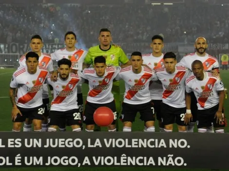 ¡La formación de River en La Boca!