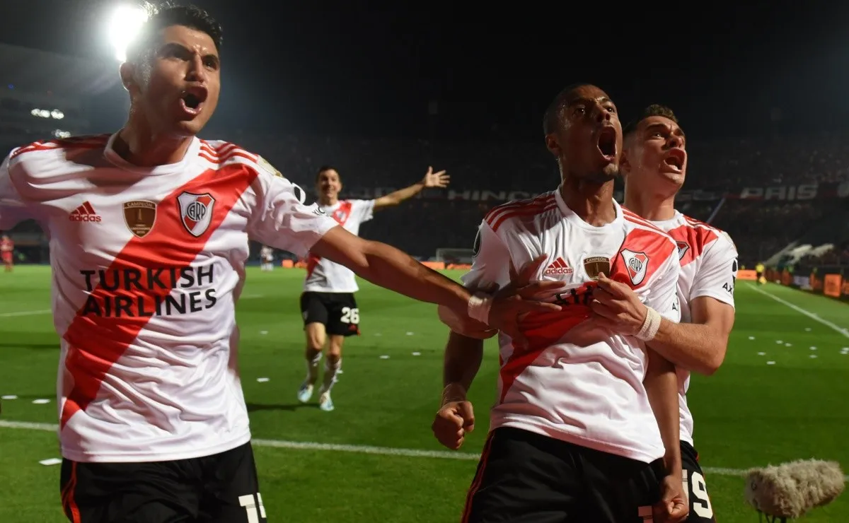 Nicolás De La Cruz es el goleador de River en la Copa Libertadores 2019, con tres tantos. (FOTO: Getty)