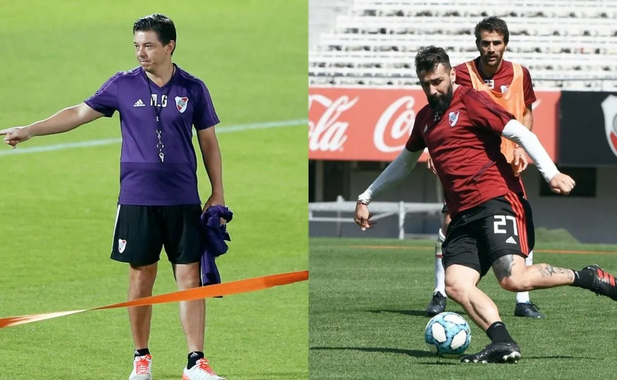 Gallardo y River se preparan para la revancha ante Boca.