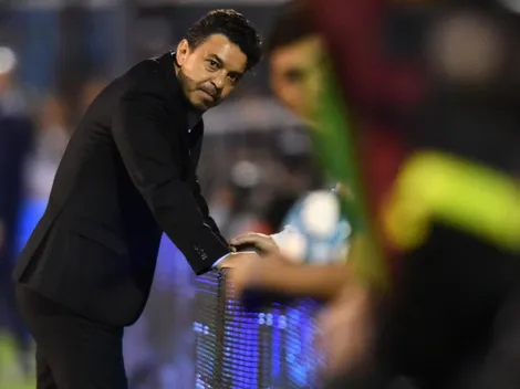 Gallardo se fue de Sarandí sin hablar con la prensa