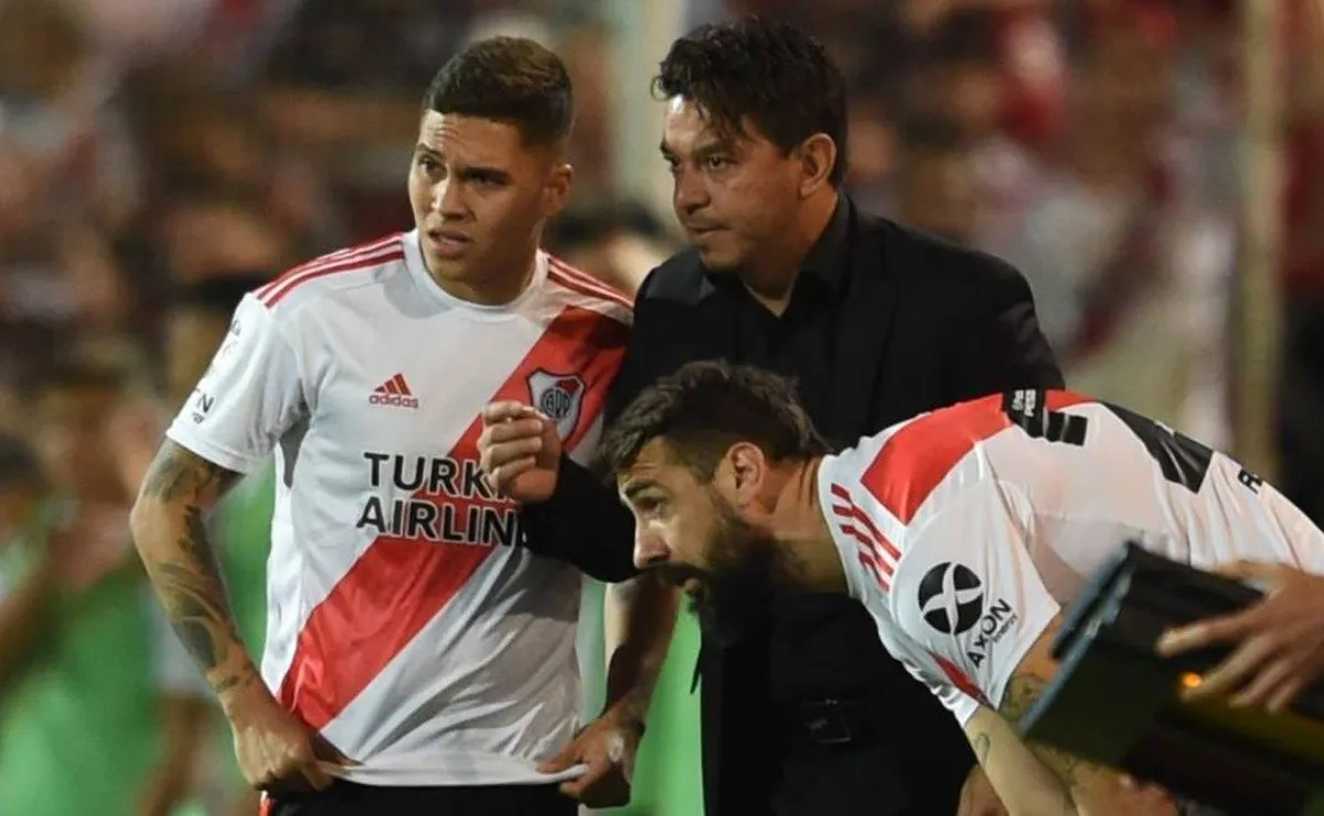 Gallardo avisó que podría darle algunos minutos a Quintero ante Boca.