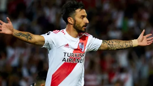 Ignacio Scocco se perfila como titular: lleva 33 goles en 74 partidos oficiales para River. (FOTO: Getty)