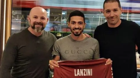 Lanzini apenas jugó un partido oficial bajo la conducción de Gallardo: fue ante Ferro, en Salta. (FOTO: @adrianva10)