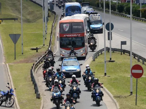 Operativo de película para trasladar a River hacia La Boca
