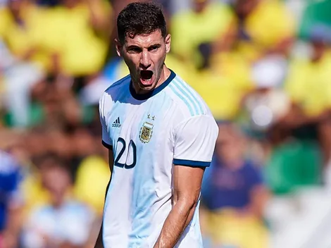 Goles de Alario, Pezzella y Ocampos en el 6-1 de Argentina