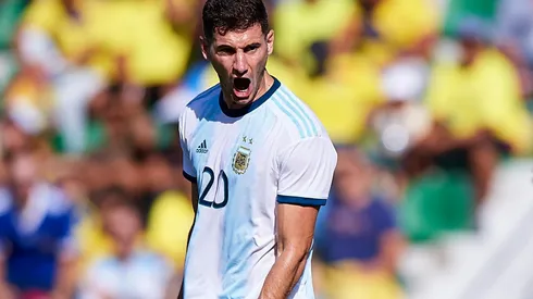 Alario llegó a tres goles con la camiseta de la Selección