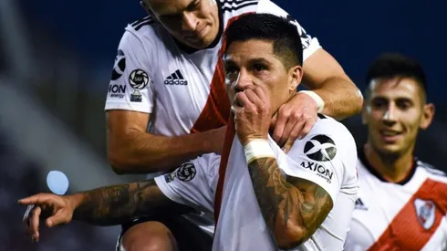 Enzo Pérez, el jugador hincha.