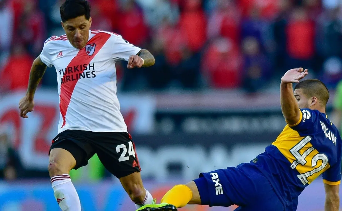 Enzo Pérez lleva 86 partidos oficiales en River, con cuatro goles y la misma cantidad de títulos. (FOTO: Getty)
