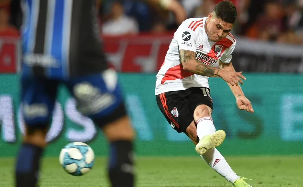 ¿Fue gol del 10 de River ante Almagro?
