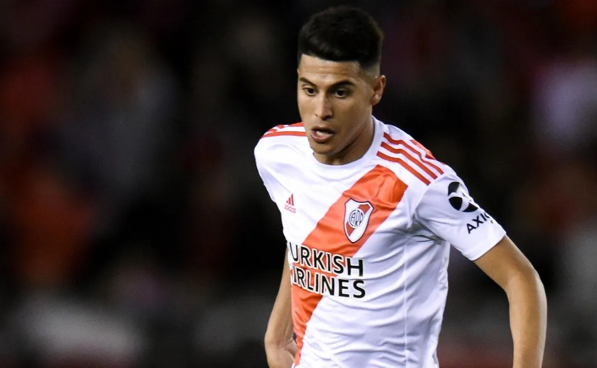 Palacios, jugador clave en el mediocampo de River.