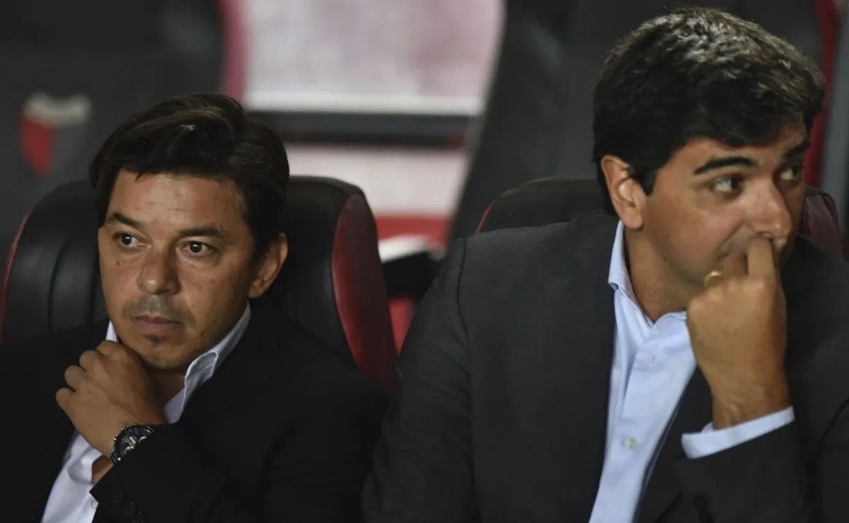 Gallardo y Biscay, la dupla técnica de este River exitoso.