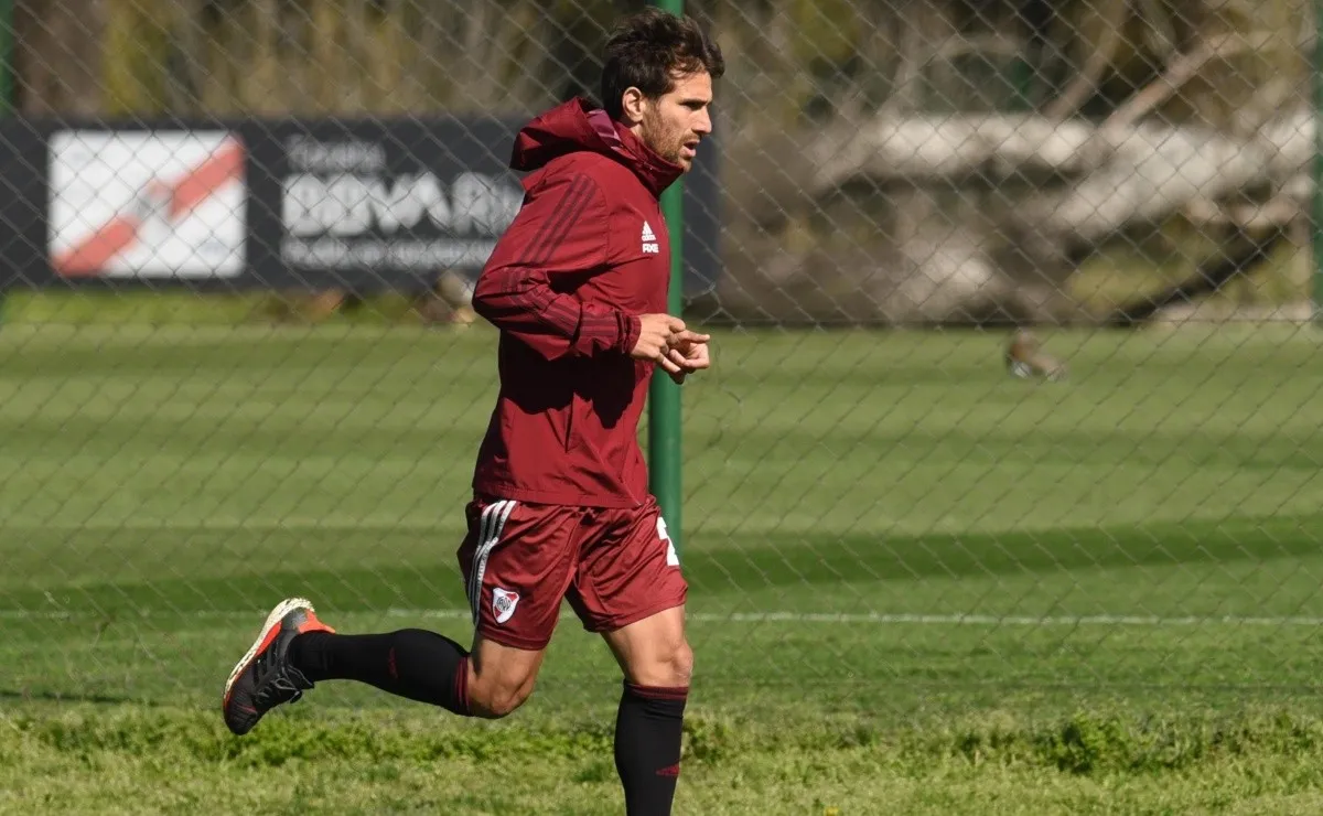 El último partido oficial de Ponzio fue el 30 de julio en Brasil, ante Cruzeiro