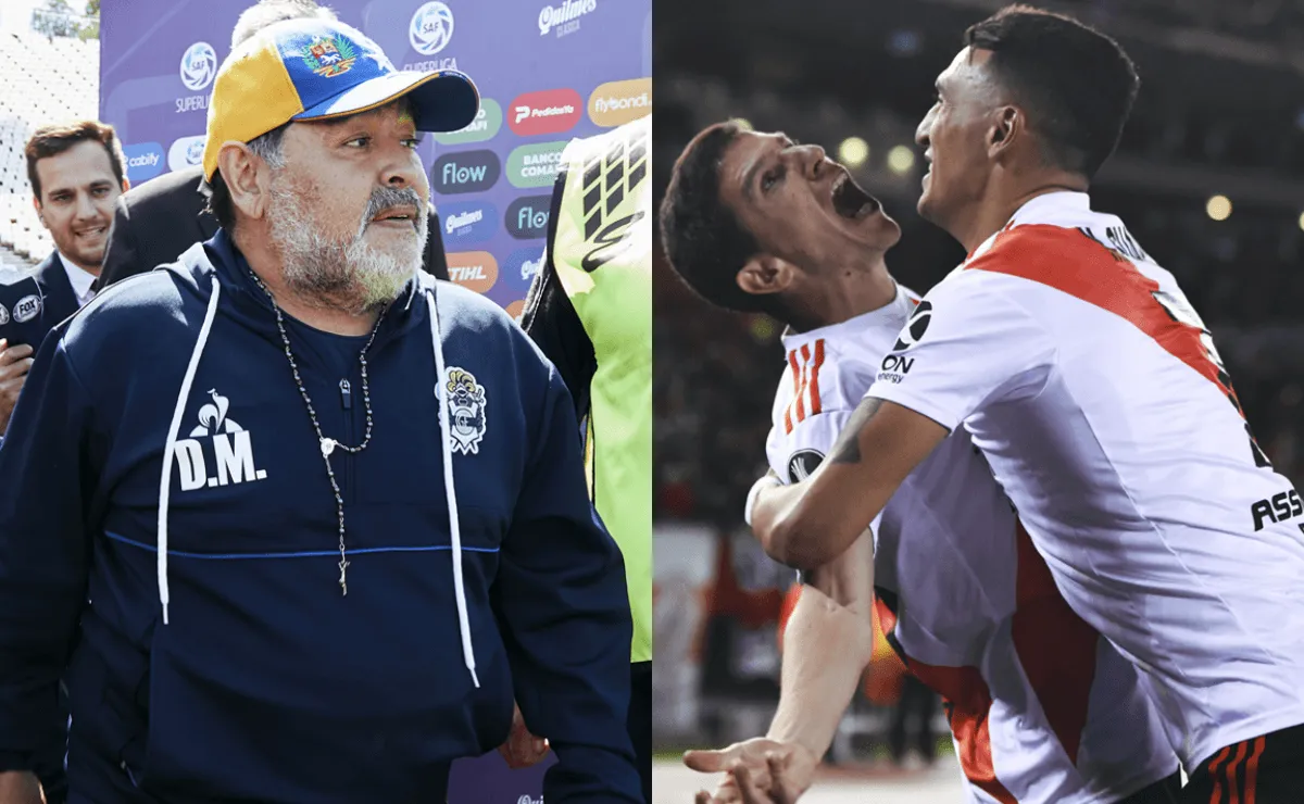 Maradona volvió a elogiar a River.