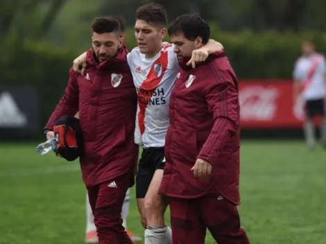 Rollheiser salió lesionado en la goleada de la Reserva
