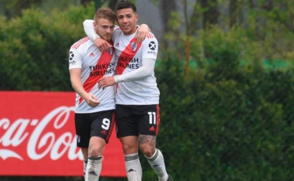 Beltrán, con el número 9, lleva 10 goles en 35 partidos oficiales para la Reserva. (FOTO: Diego Haliasz - Prensa River)