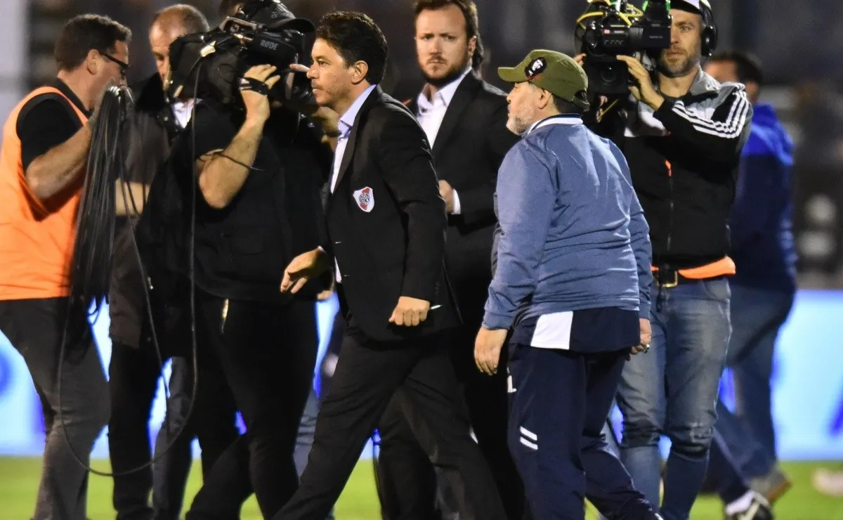 Diego se manifestó sobre la derrota de Boca en el primer Superclásico copero.
