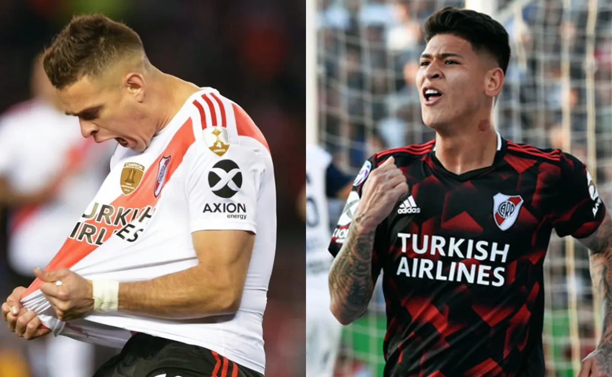 Borré y Carrascal, dos de los tres colombianos que tiene River.