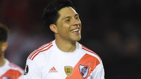 El hincha de River está como Enzo Pérez: feliz.
